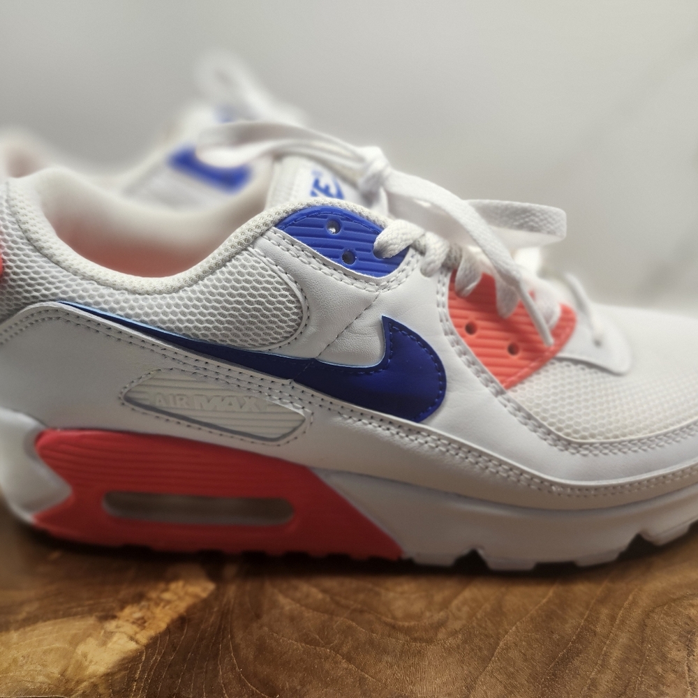 Nike Air Max 90 Ultramarine Flash Crimson Racer Blue Womens 8.5 US